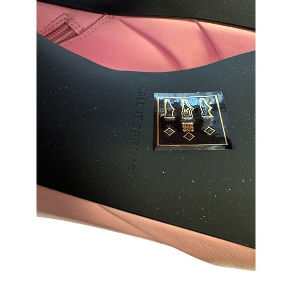 Call It Spring Tenacious Size 7.5 Pink Ankle Boot Chunky‎ High Heel Cosplay NWT - Picture 11 of 11